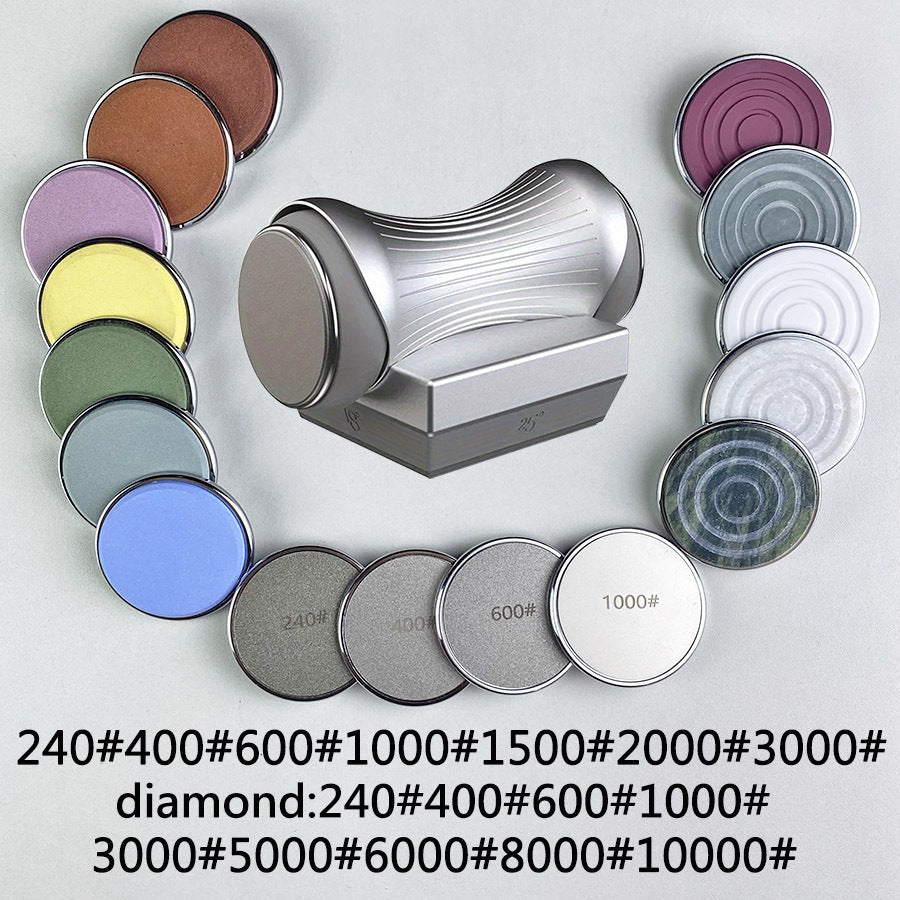 Multi-Grit Sharpening Stone Set Accessories Compatible with Roller Sharpener