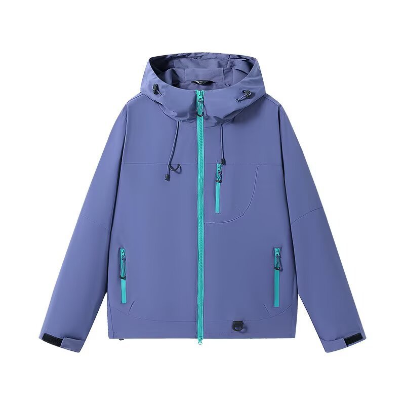 Women's Waterproof Windproof Softshell Windbreaker Jacket, Lightweight Premium Windproof Coat for Petite Figures