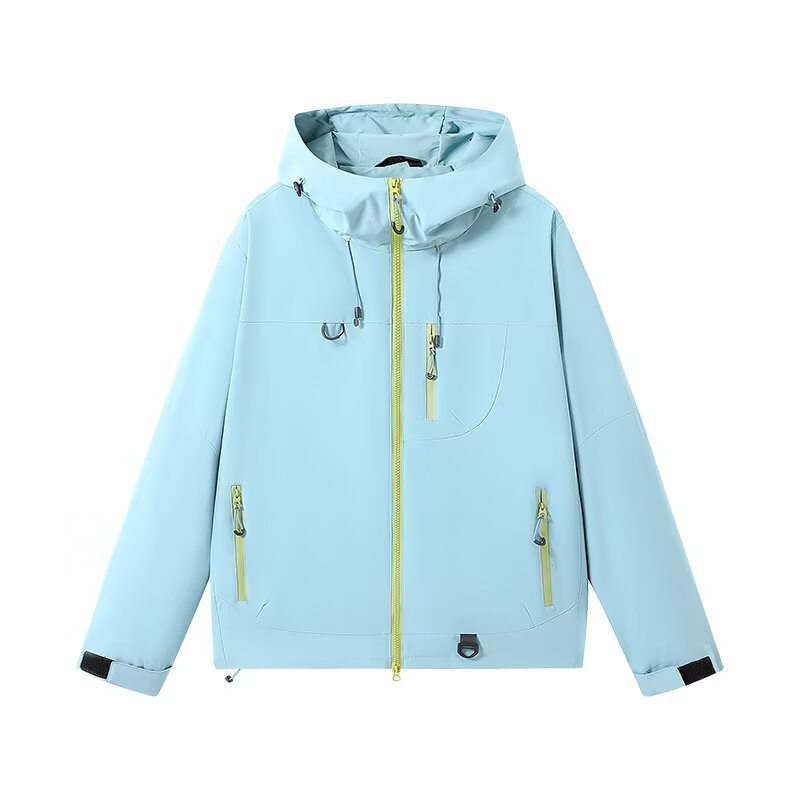 Women's Waterproof Windproof Softshell Windbreaker Jacket, Lightweight Premium Windproof Coat for Petite Figures