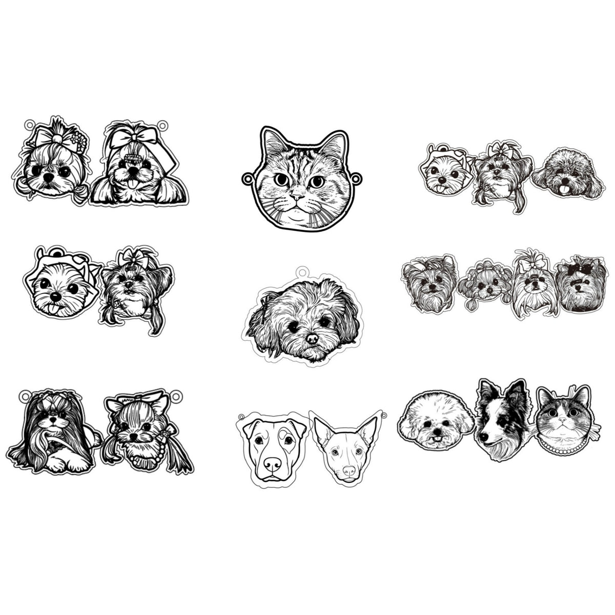Custom Made, Ships in 5-7 Days Pet Style Necklace