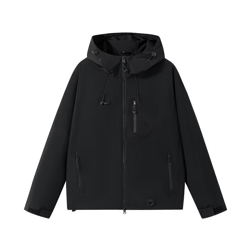 Women's Waterproof Windproof Softshell Windbreaker Jacket, Lightweight Premium Windproof Coat for Petite Figures